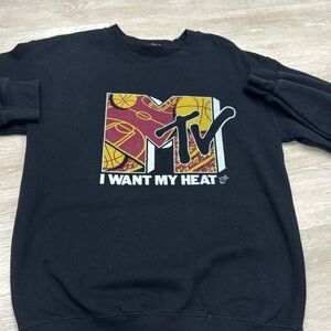 MTV Black Sweater with Vibrant Logo